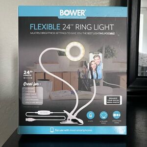 Bower Flexible 24" Ring Light - White